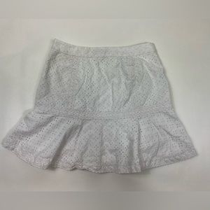 Vineyard Vines Eyelet Flare Mini Skirt Size 00